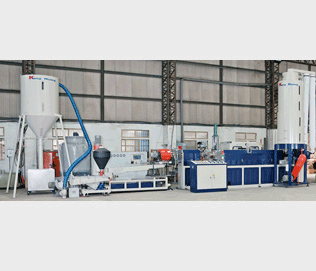 KS-DXS SERIES PLASTIC PELLET RECYCLING MACHINE WITH ONE STAGE DIE FACE CUTTER WATER COOLING SIDE FORCE